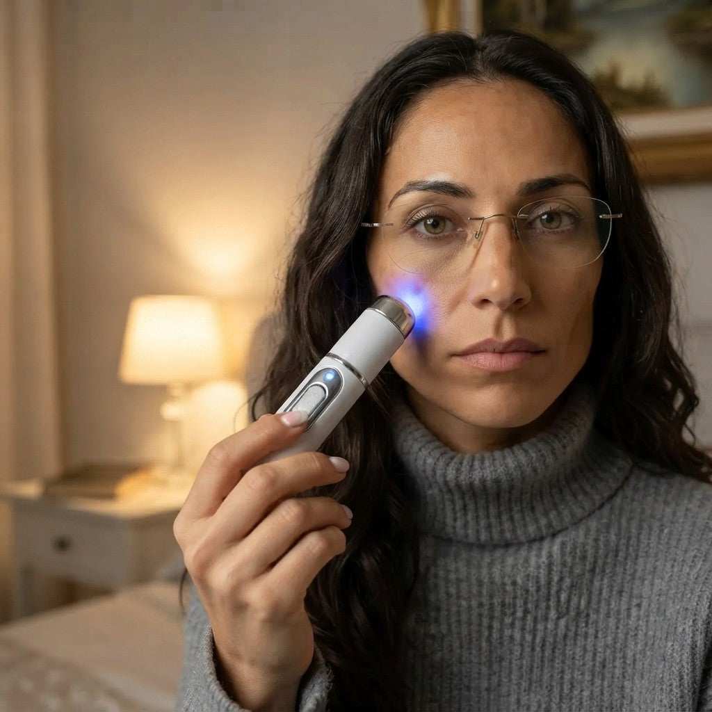 Lapiz LED Terapia Azul Acne